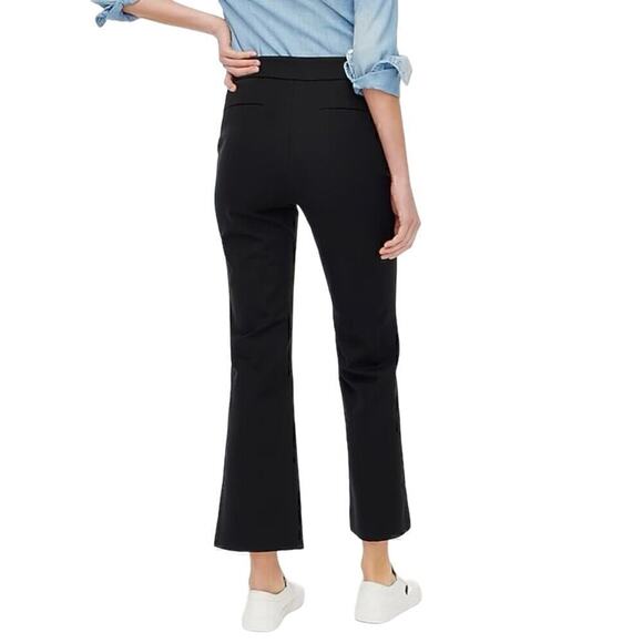 J. Crew Petite Kelsey Cotton Blend Flare Pant Black Size 6P NWT - Picture 6 of 9